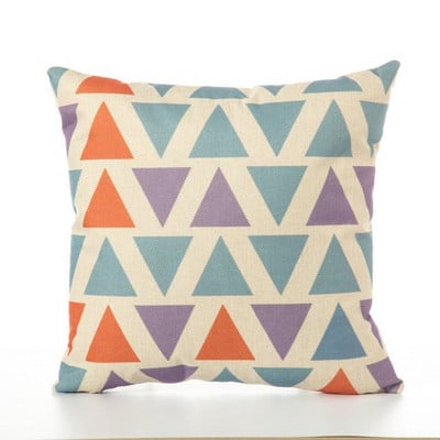 45x45 cm vászon párna párna egyedi skandináv stílusú vászon párnahuzat Otthoni irodai geometriai absztrakt párnahuzat