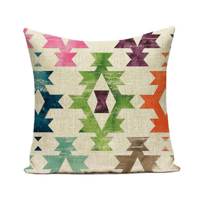 Bohemia párnahuzat 45*45cm otthoni dekoráció Boho párnahuzatok vászon/pamut párnahuzat dekoráció