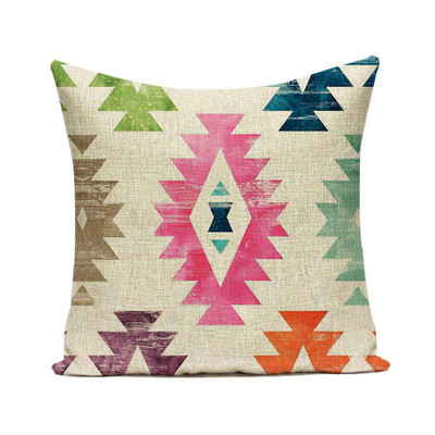 Bohemia párnahuzat 45*45cm otthoni dekoráció Boho párnahuzatok vászon/pamut párnahuzat dekoráció