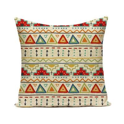 Bohemia párnahuzat 45*45cm otthoni dekoráció Boho párnahuzatok vászon/pamut párnahuzat dekoráció