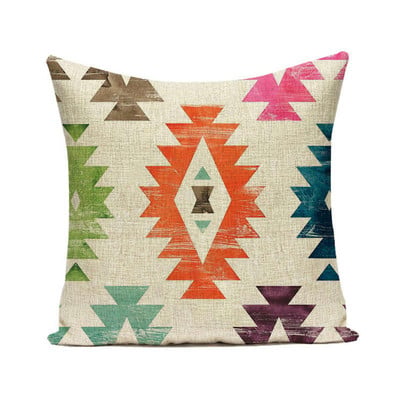 Bohemia párnahuzat 45*45cm otthoni dekoráció Boho párnahuzatok vászon/pamut párnahuzat dekoráció