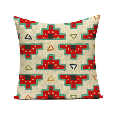 Bohemia párnahuzat 45*45cm otthoni dekoráció Boho párnahuzatok vászon/pamut párnahuzat dekoráció