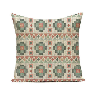 Bohemia párnahuzat 45*45cm otthoni dekoráció Boho párnahuzatok vászon/pamut párnahuzat dekoráció