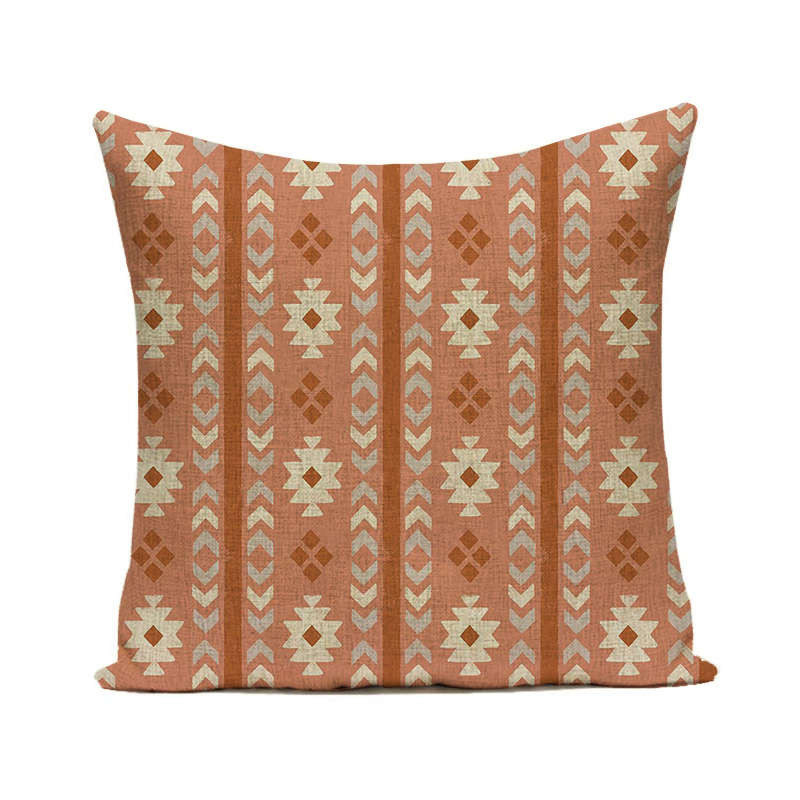 Bohemia párnahuzat 45*45cm otthoni dekoráció Boho párnahuzatok vászon/pamut párnahuzat dekoráció