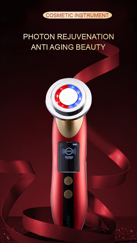 Mesoderm RF RF kozmetički instrument + ultrazvučni infracrveni masažer za mršavljenje lica, sagorjevač masti