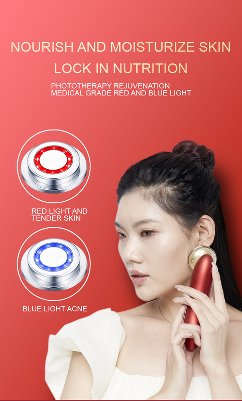 Mesoderm RF RF kozmetički instrument + ultrazvučni infracrveni masažer za mršavljenje lica, sagorjevač masti