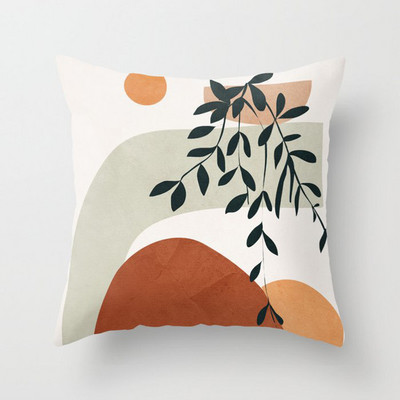 Kanapé szék dekoratív párnahuzatok 45*45 cm modern absztrakt párnahuzat növények geometria absztrakt párnahuzatok otthonra