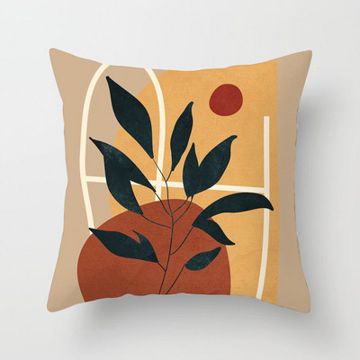 Kanapé szék dekoratív párnahuzatok 45*45 cm modern absztrakt párnahuzat növények geometria absztrakt párnahuzatok otthonra