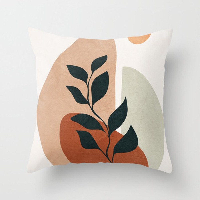 Kanapé szék dekoratív párnahuzatok 45*45 cm modern absztrakt párnahuzat növények geometria absztrakt párnahuzatok otthonra