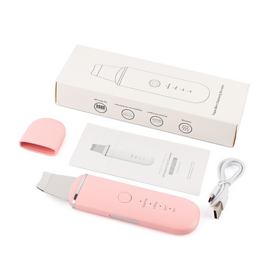Ultrahangos bőrradír mély arctisztító gép mitesszer eltávolító peeling lapát vibráció pórustiszta arc lifting