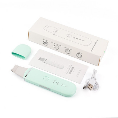 Ultrahangos bőrradír mély arctisztító gép mitesszer eltávolító peeling lapát vibráció pórustiszta arc lifting
