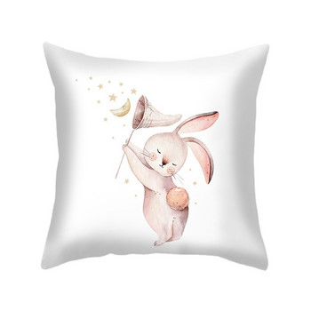 Οικιακά προϊόντα Easter Bunny Κοντή βελούδινη μαξιλαροθήκη Amazon Δημοφιλής μαξιλαροθήκη για φιγούρες Χονδρικό μαξιλάρι