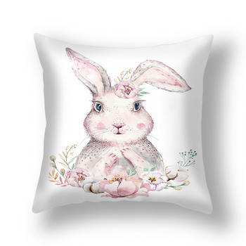 Οικιακά προϊόντα Easter Bunny Κοντή βελούδινη μαξιλαροθήκη Amazon Δημοφιλής μαξιλαροθήκη για φιγούρες Χονδρικό μαξιλάρι