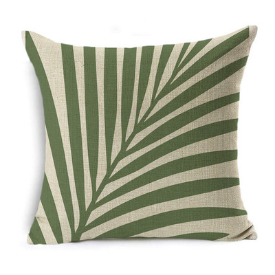 Green Art Pattern Jastučnice Lanene Geometrijske Jastučnice Kauč Auto Stolica Dekoracija doma Jastučnice Poklon Jastuci 45cm*45cm