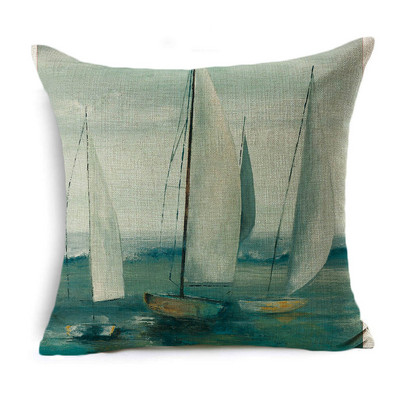 Green Art Pattern Jastučnice Lanene Geometrijske Jastučnice Kauč Auto Stolica Dekoracija doma Jastučnice Poklon Jastuci 45cm*45cm