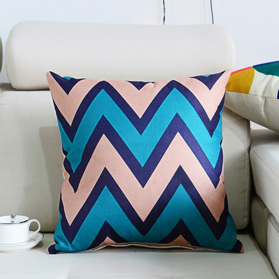 45x45cm σκανδιναβικού στυλ Γεωμετρική διακόσμηση Κάλυμμα μαξιλαριού Βαμβακερό λινό ριχτάρι μαξιλαριού καναπέ Διακοσμητική μαξιλαροθήκη σπιτιού