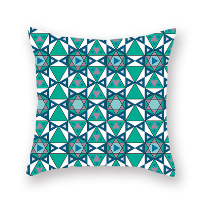 Nordic Classic Green geometrikus párnahuzat otthoni dekorációs párnák autós kanapé párnahuzat ágy párnahuzat párnahuzat