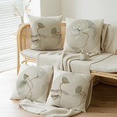 Nacionalni stil Pamučne i lanene prostirke Retro obična tapiserija Ručno izrađena kućna prostirka Jednostavna lanena navlaka za jastuk