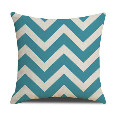 Jednobojna jastučnica Kućni dekor Geometrijski ispis lišća Kauč Jastuk Navlaka za jastuk Ukrasna auto jastučnica 45CM