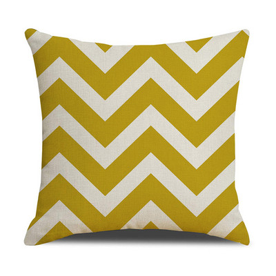 Jednobojna jastučnica Kućni dekor Geometrijski ispis lišća Kauč Jastuk Navlaka za jastuk Ukrasna auto jastučnica 45CM