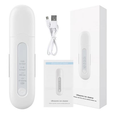 Ultragarsinis odos šveitiklis Ultragarsinis valiklis 7PX veido odą stangrinantis masažuoklis veidui inkštirų valiklis lupimasis kavitacija