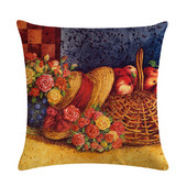 Medvilniniai lininiai pagalvėlių užvalkalai geltonai pilki vintažinio aliejaus dažymo pagalvių užvalkalai gyvenamojo kambario miegamojo sofos automobiliui