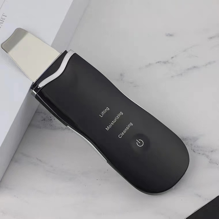 Hordozható USB-tölthető ultrahangos bőrradír spatula mitesszer eltávolító pórustisztító arckaparó Comedone pattanásos kihúzó