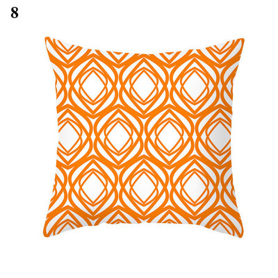 45x45cm őszibarack bőr bársony geometrikus figura párnahuzat párnahuzat párnahuzat párnahuzat otthoni kanapé dekoráció