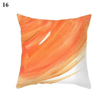 45x45cm őszibarack bőr bársony geometrikus figura párnahuzat párnahuzat párnahuzat párnahuzat otthoni kanapé dekoráció