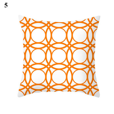 45x45cm őszibarack bőr bársony geometrikus figura párnahuzat párnahuzat párnahuzat párnahuzat otthoni kanapé dekoráció