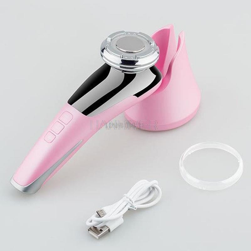 EMS Masažer za lice LED svjetlosna terapija Sonična vibracija Uklanjanje bora Zatezanje kože Hot Cool Tretman Njega kože Uređaj za uljepšavanje