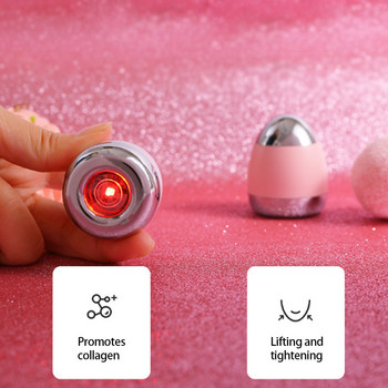 Συσκευή καθαρισμού προσώπου γυναικών Χειρός με μπαταρία Sonic υπέρυθρη δόνηση Αντιρυτιδική συσκευή μασάζ ομορφιάς