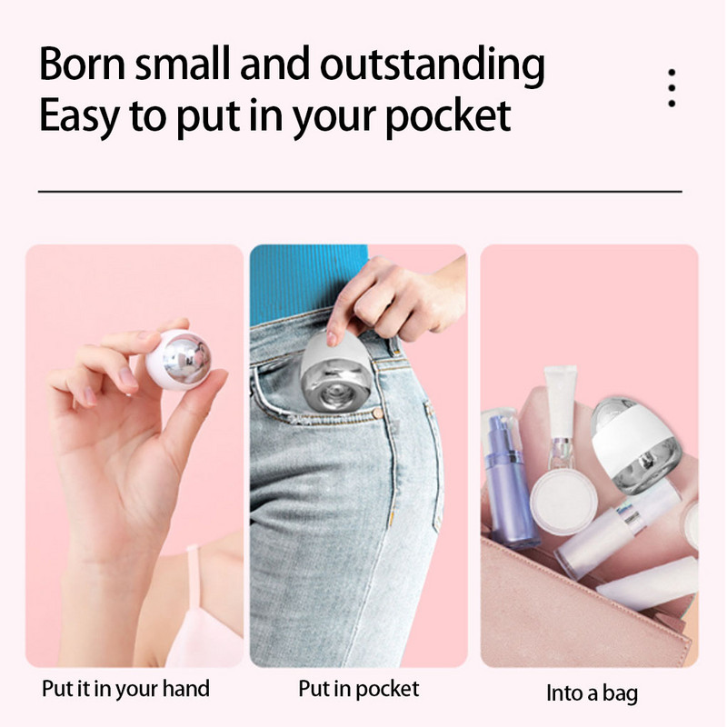 Moterų veido valymo prietaisas, nešiojamasis baterijomis maitinamas garso infraraudonųjų spindulių vibracijos masažuoklis grožio įrangai