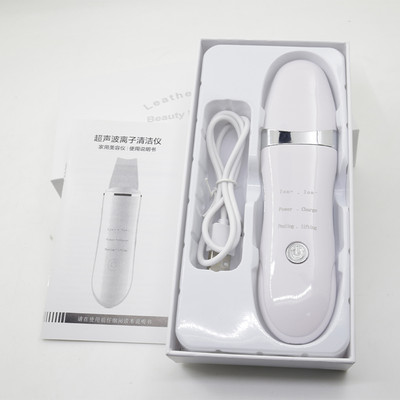 Μηχάνημα φτυαριού καθαρισμού προσώπου υπερήχων ιόντων Ηλεκτρικό εργαλείο ομορφιάς Βαθιά καθαρό Εσωτερικοί λεκέδες δέρματος Μειώνουν τους διευρυμένους πόρους