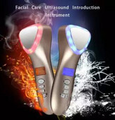TOP (ÚJ Érkezés) Ultrahangos meleg hidegterápia Sonic Vibrációs arcbőrápolás Essence Ion Beauty Instrument Face