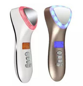 TOP (ÚJ Érkezés) Ultrahangos meleg hidegterápia Sonic Vibrációs arcbőrápolás Essence Ion Beauty Instrument Face