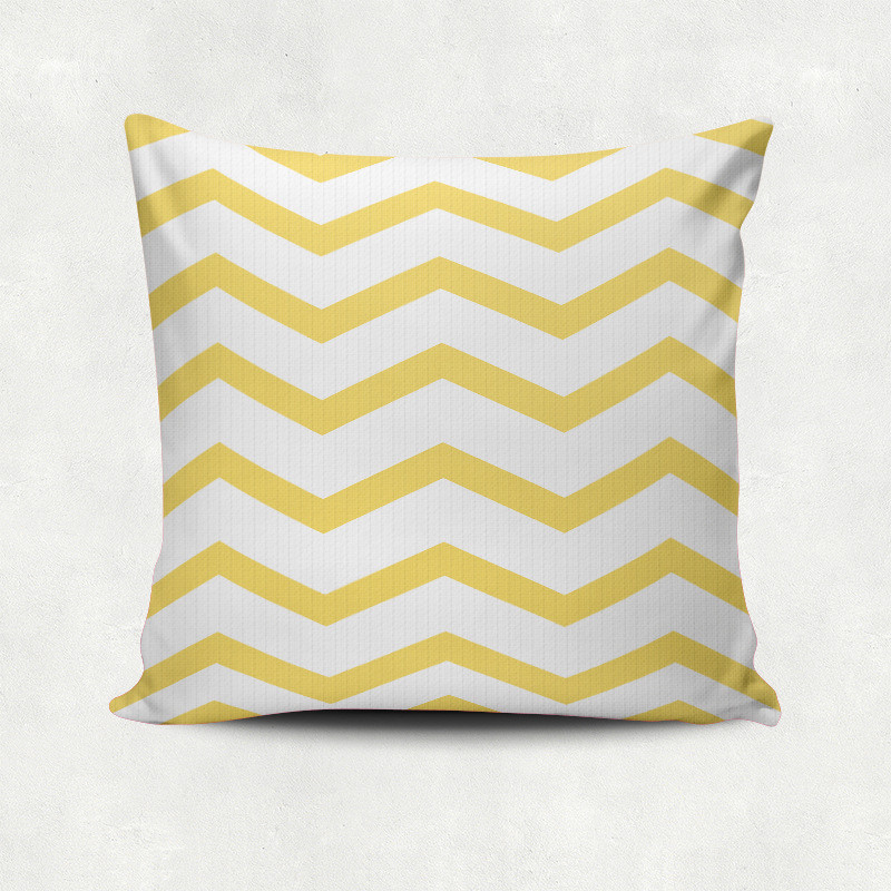 Moderne ukrasne jastučnice Sivo Plavo Žute Poklopne jastučnice Geometrijske vanjske četvrtaste jastučnice Jastučnice za kauč