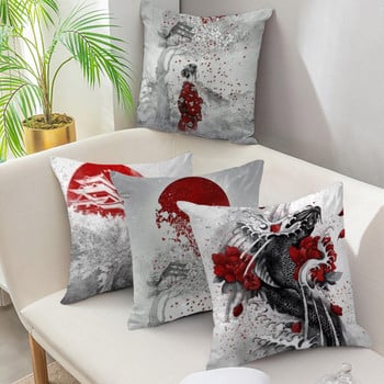Διακοσμητική θήκη μαξιλαριών Ιαπωνικού στυλ Κάλυμμα μαξιλαριού για καναπέ σαλονιού Καρέκλες γραφείου Μαξιλάρια καθίσματος Μαλακή μαξιλαροθήκη