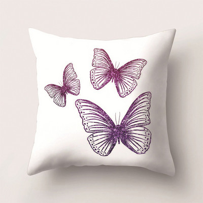 45*45cm europski stil šareni leptir jastučnica auto kauč kućni dekor jastučnica jastučnica poliesterska jastučnica jastuk jastuk