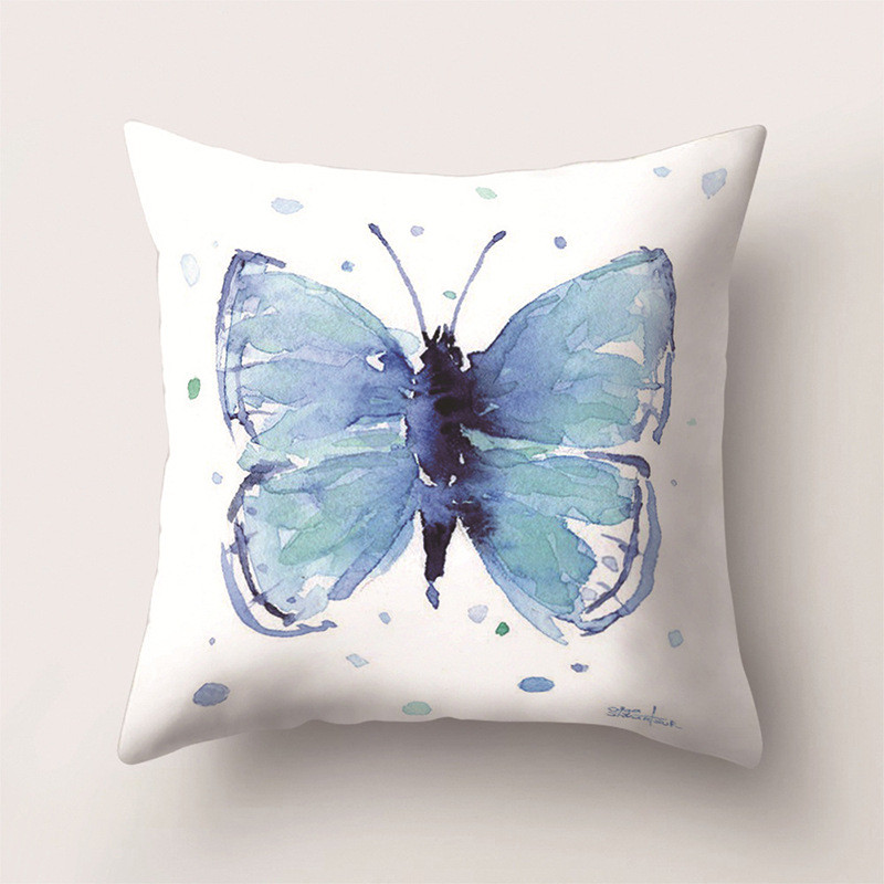 45*45cm europski stil šareni leptir jastučnica auto kauč kućni dekor jastučnica jastučnica poliesterska jastučnica jastuk jastuk