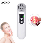 AOKO Noua mașină portabilă EMS RF pentru înfrumusețare facială Dispozitiv cu LED fotoni pentru lifting facial Masaj facial pentru îngrijirea pielii antirid