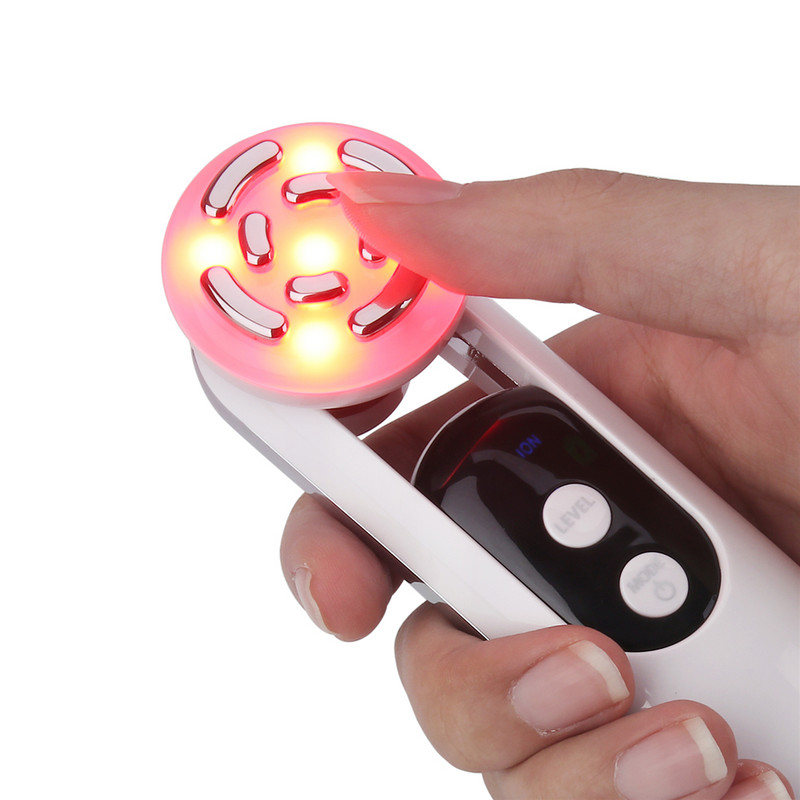 AOKO Noua mașină portabilă EMS RF pentru înfrumusețare facială Dispozitiv cu LED fotoni pentru lifting facial Masaj facial pentru îngrijirea pielii antirid