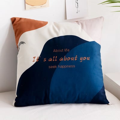 45x45 cm-es színes, szép gyümölcsnyomatú párnahuzat Kanapé Nappali párna Otthoni dekorációs párnák tok párnahuzat