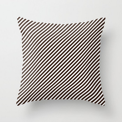 45X45CM friss és minimalista geometrikus csíkos őszibarack bőr párnahuzat kanapé párnahuzat párnahuzat nagykereskedés