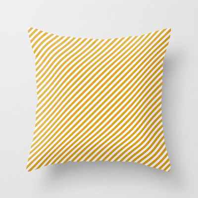 45X45CM friss és minimalista geometrikus csíkos őszibarack bőr párnahuzat kanapé párnahuzat párnahuzat nagykereskedés