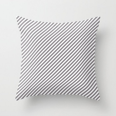 45X45CM friss és minimalista geometrikus csíkos őszibarack bőr párnahuzat kanapé párnahuzat párnahuzat nagykereskedés