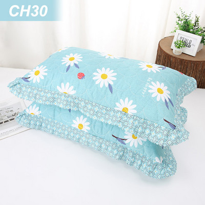 2db 100% poliészter párnahuzat Beauty Flowers Nyomtató párnahuzat Otthon hálószoba párnahuzat 48cm*74cm