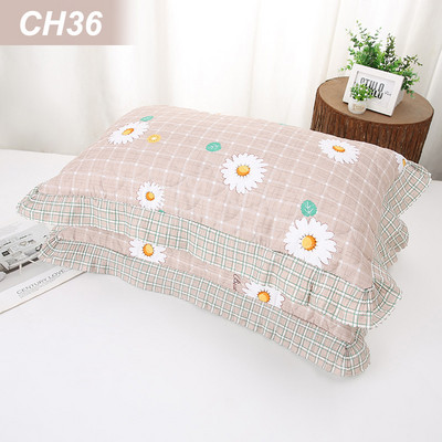 2db 100% poliészter párnahuzat Beauty Flowers Nyomtató párnahuzat Otthon hálószoba párnahuzat 48cm*74cm