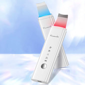 Ultrahangos bőrradír mély arctisztító gép EMS ionos vibrációs masszírozó peeling lapát arc pórustisztító kozmetikai készülék