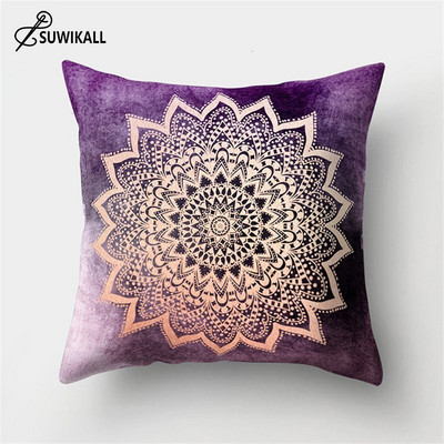 Mandala Pattern Collection Dekorativni uzorak Kućna jastučnica Kvadratna uredska dekoracija Jastučnica